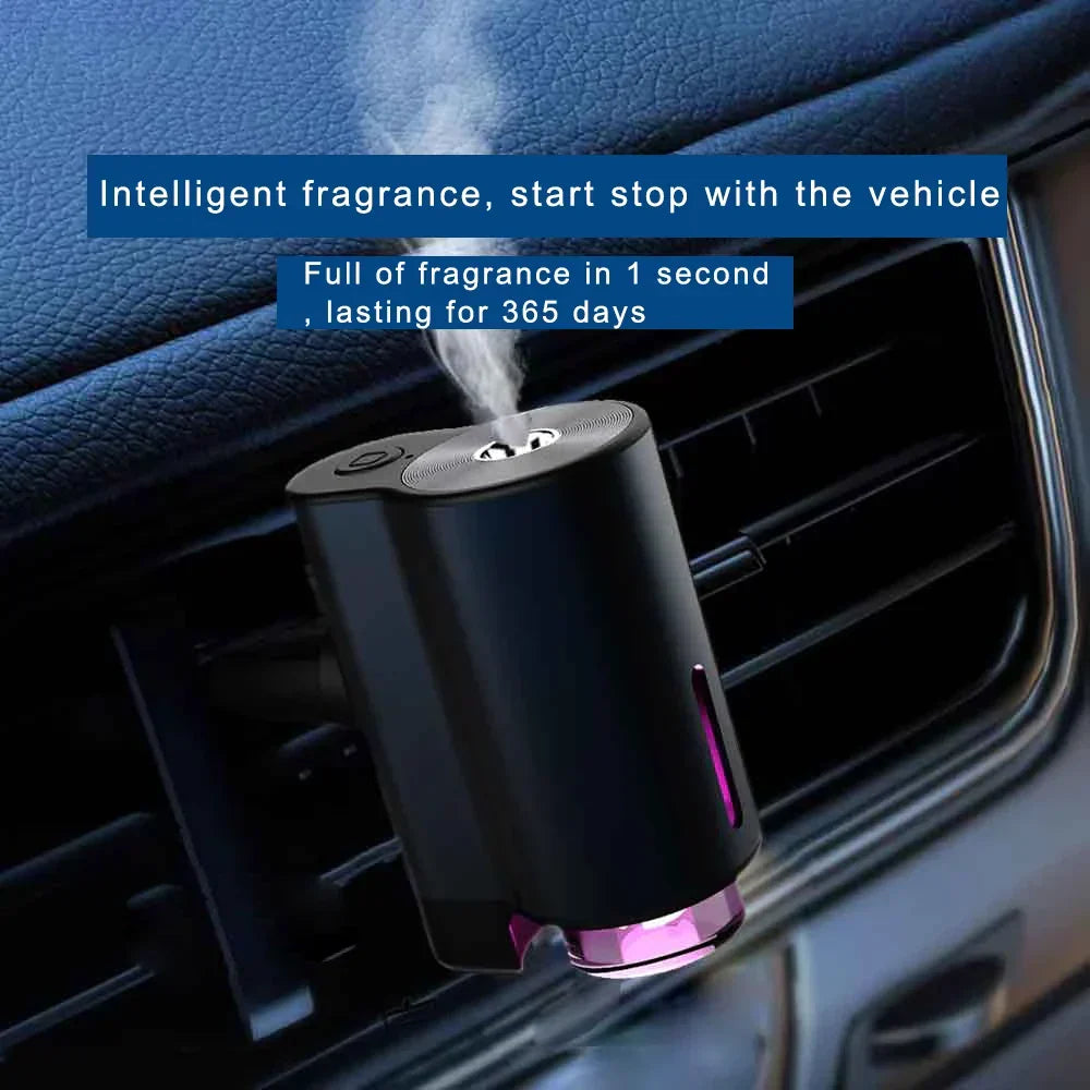 Car Air Freshener Aroma Diffuser With 3 Essential Oils