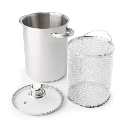 Kitchen tools imperial kitchen asparagus pasta pan 19x14 cm stainless steel